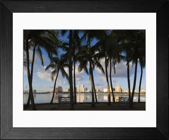 Framed Print : USA, Florida, West Palm Beach, city view Framed Print : USA, Florida, West Palm Beach, city view