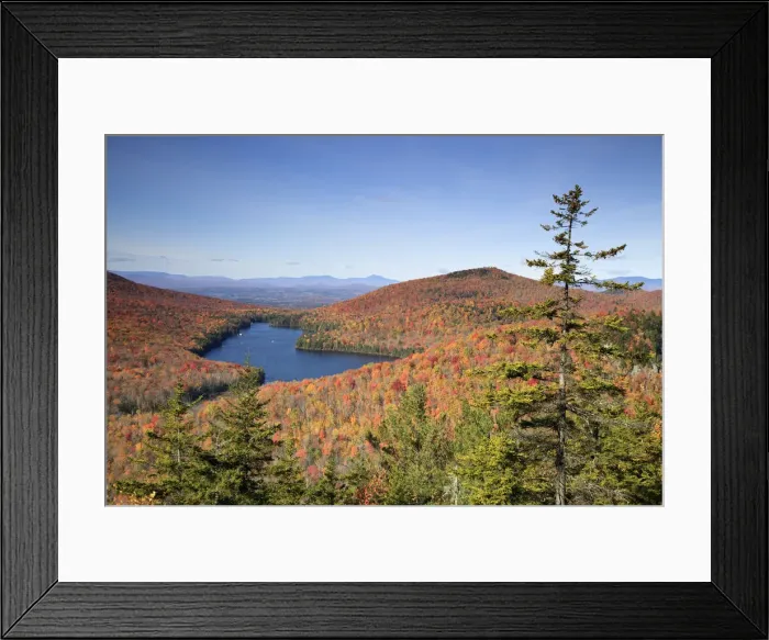Framed Print : USA, New England, Vermont, Groton State Forest, Fall Foliage, Owls Head Overlook Framed Print : USA, New England, Vermont, Groton State Forest, Fall Foliage, Owls Head Overlook