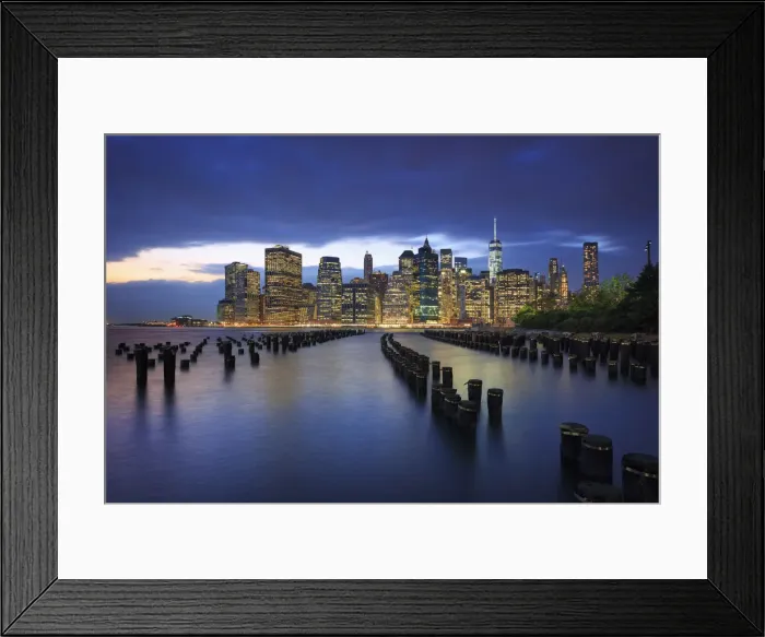 Framed Print : USA, New York, New York City, Lower Manhattan Skyline Framed Print : USA, New York, New York City, Lower Manhattan Skyline