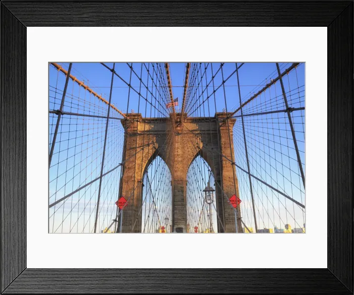 Framed Print : USA, New York, New York City, Brooklyn Bridge Framed Print : USA, New York, New York City, Brooklyn Bridge