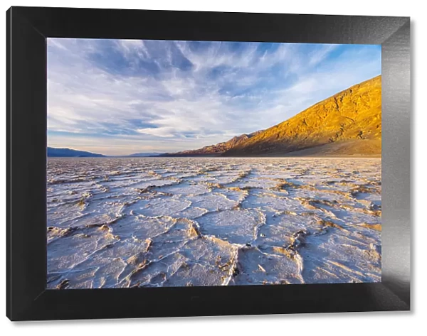 USA, California, Death Valley National Park, Badwater Basin, lowest point in North