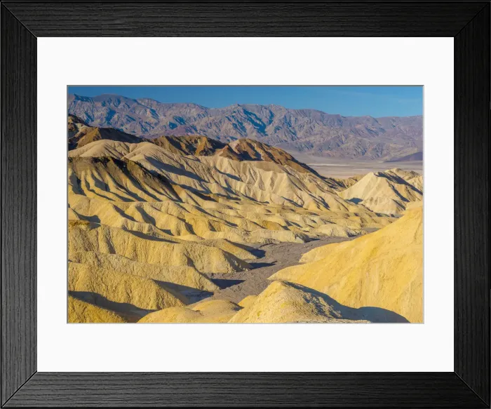 Framed Print : USA, California, Death Valley National Park, Zabriskie Point, Panamint Range of mountains Framed Print : USA, California, Death Valley National Park, Zabriskie Point, Panamint Range of mountains