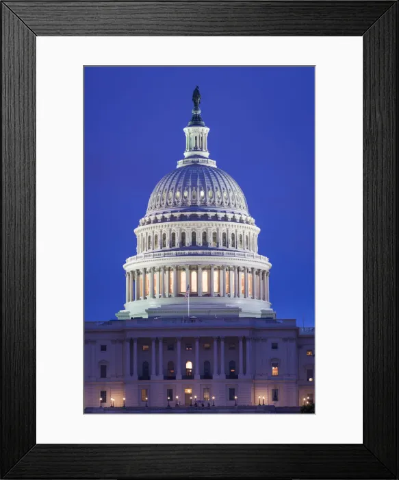 Framed Print : USA, District of Columbia, Washington, The United States Capitol building Framed Print : USA, District of Columbia, Washington, The United States Capitol building