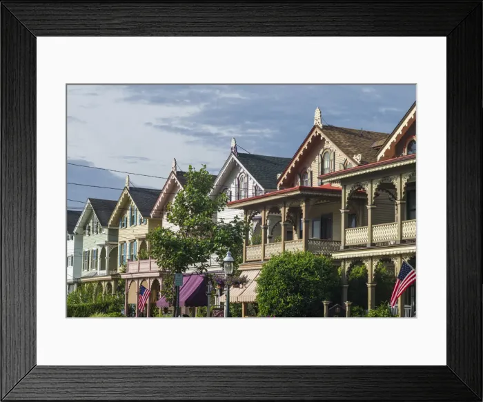 Framed Print : USA, New Jersey, Cape May, Cape May Architecture, Victorian house details Framed Print : USA, New Jersey, Cape May, Cape May Architecture, Victorian house details