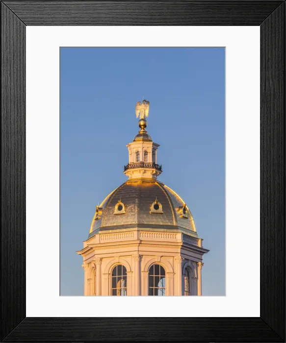 Framed Print : USA, New England, New Hampshire, Concord, New Hampshire State House, sunset Framed Print : USA, New England, New Hampshire, Concord, New Hampshire State House, sunset