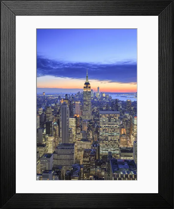 Framed Print : Usa, New York City, Manhattan, Midtown, Rockefeller Center, Top of the Rock Observatory Framed Print : Usa, New York City, Manhattan, Midtown, Rockefeller Center, Top of the Rock Observatory
