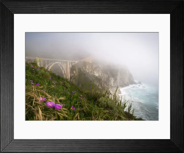 Framed Print : USA, California, Highway 1, Bixby Bridge Framed Print : USA, California, Highway 1, Bixby Bridge