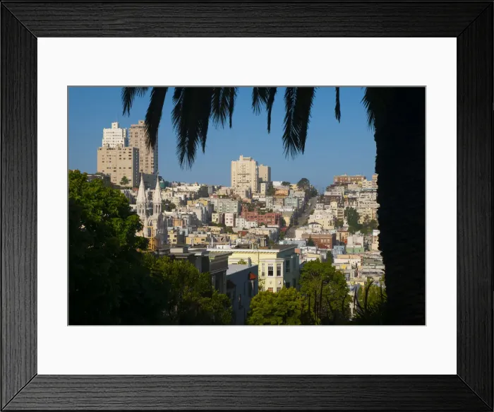 Framed Print : USA, California, San Francisco, Telegraph Hill Historic District Framed Print : USA, California, San Francisco, Telegraph Hill Historic District