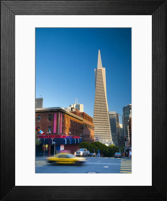 Framed Print : USA, California, San Francisco, TransAmerica Building and Columbus Tower, also known Framed Print : USA, California, San Francisco, TransAmerica Building and Columbus Tower, also known