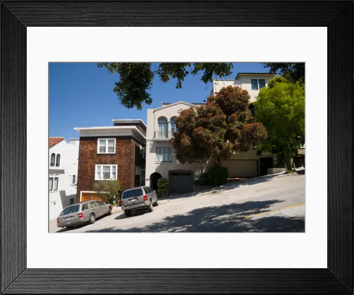 Framed Print : USA, California, San Francisco, Lombard Street Framed Print : USA, California, San Francisco, Lombard Street