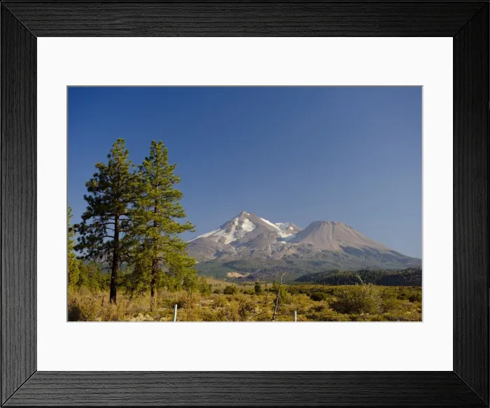 Framed Print : USA, California, Mt. Shasta Framed Print : USA, California, Mt. Shasta