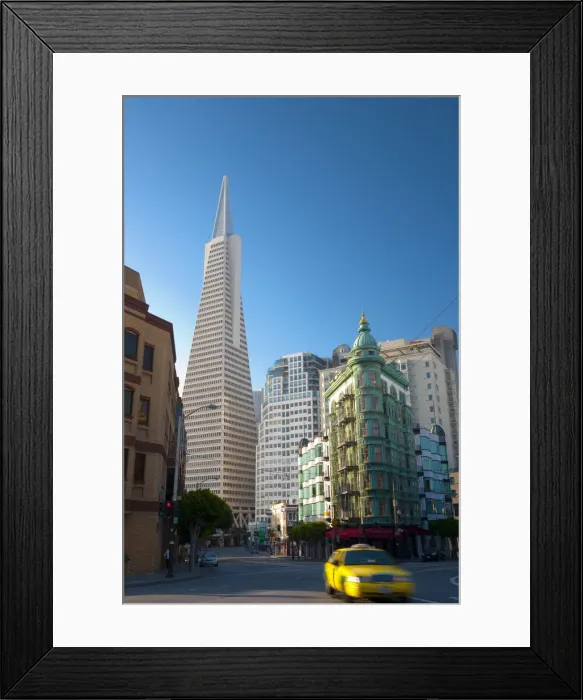 Framed Print : USA, California, San Francisco, TransAmerica Building and Columbus Tower, also known Framed Print : USA, California, San Francisco, TransAmerica Building and Columbus Tower, also known