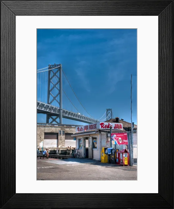 Framed Print : USA, California, San Francisco, Bay Bridge