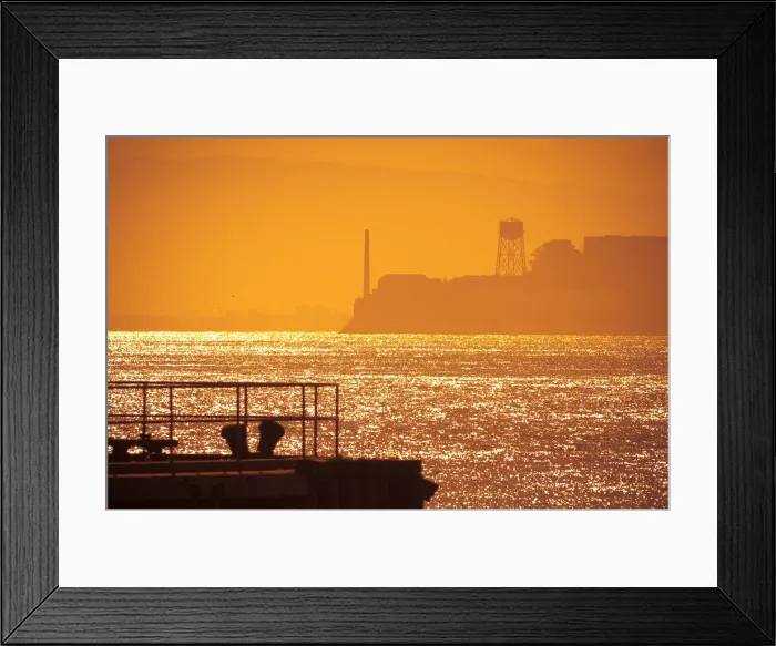 Framed Print : USA, California, San Francisco, Alcatraz Framed Print : USA, California, San Francisco, Alcatraz