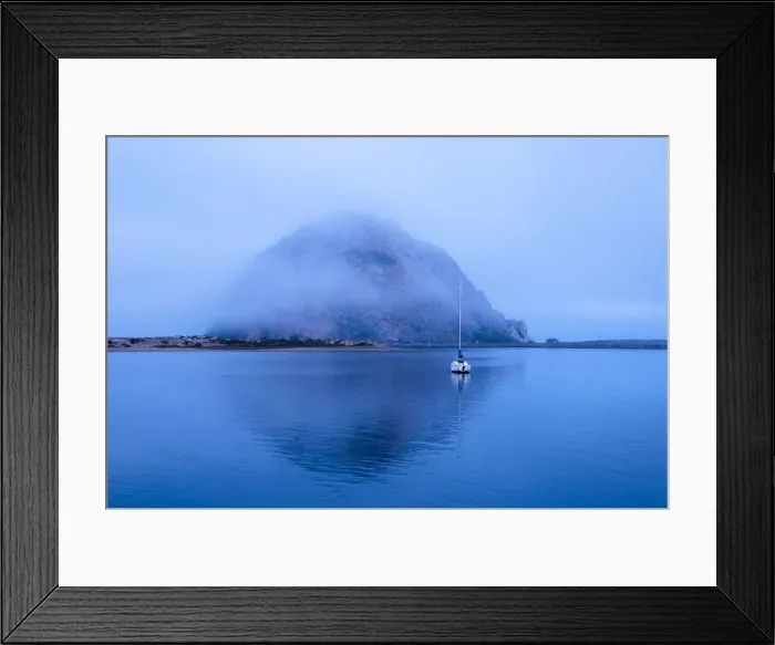 Framed Print : USA, California, Morro Bay, Morro Rock Framed Print : USA, California, Morro Bay, Morro Rock