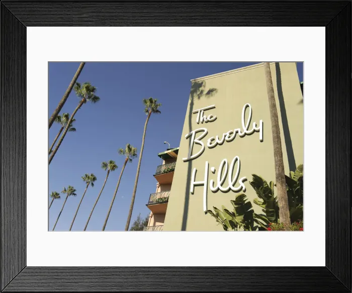Framed Print : USA, California, Los Angeles, Beverly Hills, The Beverly Hills Hotel Framed Print : USA, California, Los Angeles, Beverly Hills, The Beverly Hills Hotel