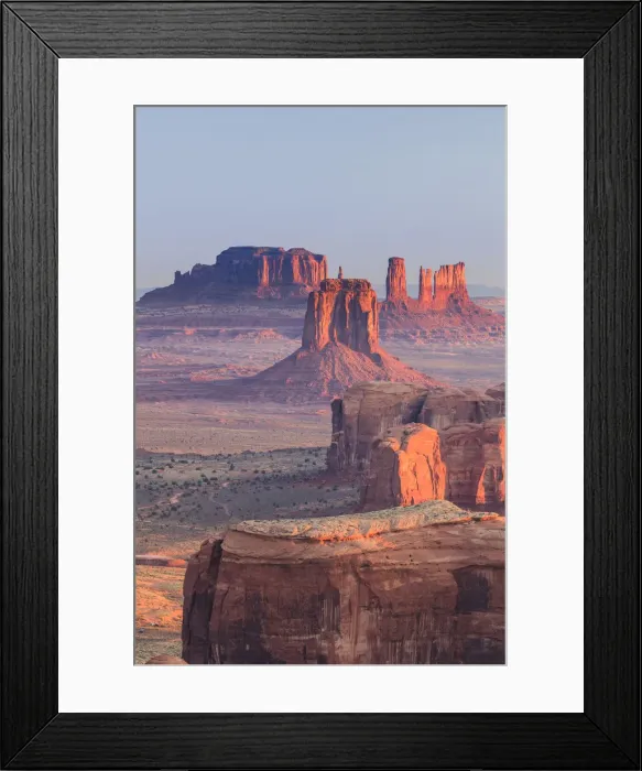 Framed Print : USA, Arizona, View over Monument Valley from the top of Hunts Mesa Framed Print : USA, Arizona, View over Monument Valley from the top of Hunts Mesa