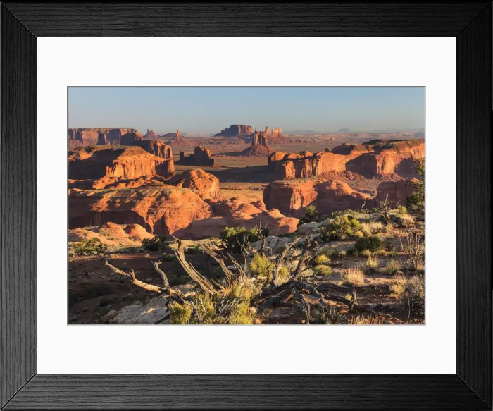 Framed Print : USA, Arizona, View over Monument Valley from the top of Hunts Mesa Framed Print : USA, Arizona, View over Monument Valley from the top of Hunts Mesa