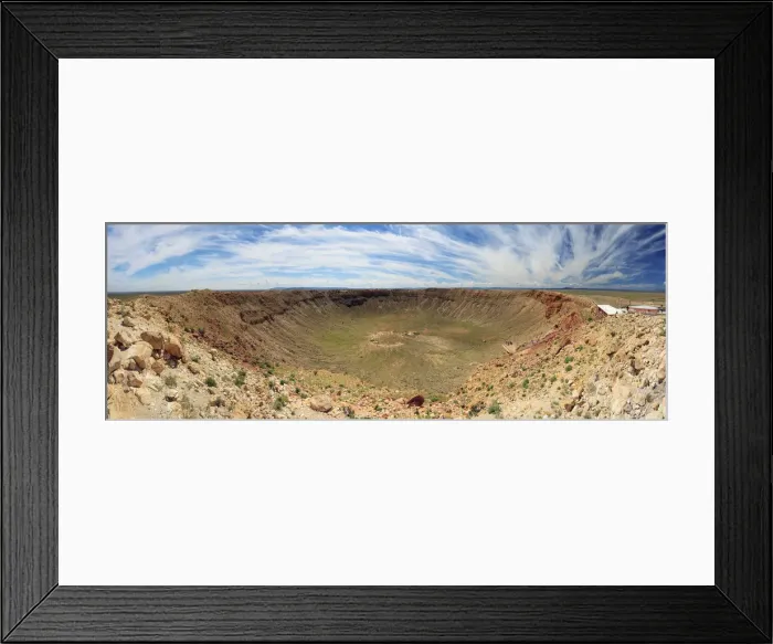 Framed Print : USA, Arizona, Holbrook, Meteor Crater Framed Print : USA, Arizona, Holbrook, Meteor Crater