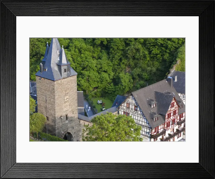 Framed Print : Bacharach, Rhine Valley, Germany Framed Print : Bacharach, Rhine Valley, Germany