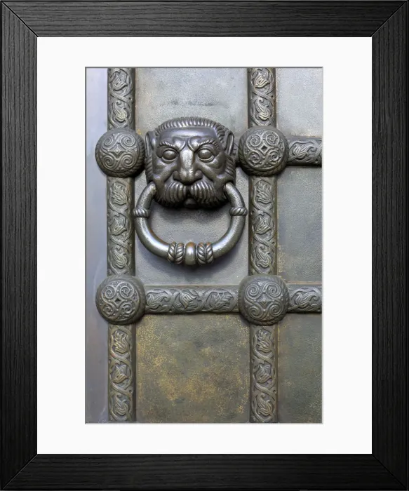 Framed Print : Detail of bronze door, Russian Memorial Church (1913), Leipzig, Saxony, Germany Framed Print : Detail of bronze door, Russian Memorial Church (1913), Leipzig, Saxony, Germany