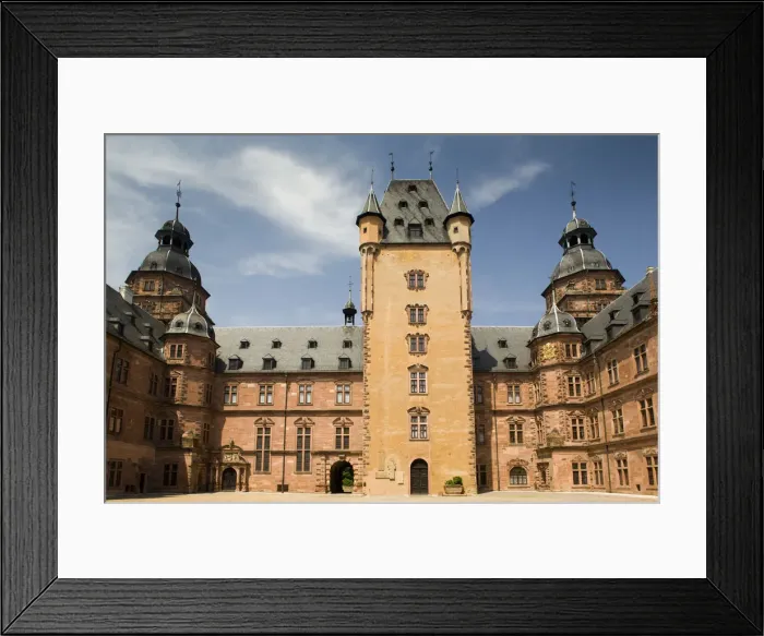 Framed Print : Germany, Bayern / Bavaria, Aschaffenburg, Schloss Johannisburg castle Framed Print : Germany, Bayern / Bavaria, Aschaffenburg, Schloss Johannisburg castle