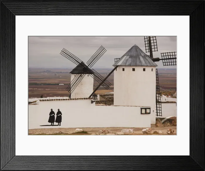 Framed Print : Spain, Castile-La Mancha Region, Ciudad Real Province, La Mancha Area, Campo de Criptana Framed Print : Spain, Castile-La Mancha Region, Ciudad Real Province, La Mancha Area, Campo de Criptana