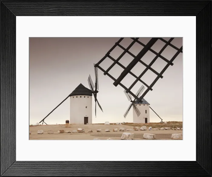 Framed Print : Spain, Castile-La Mancha Region, Ciudad Real Province, La Mancha Area, Campo de Criptana Framed Print : Spain, Castile-La Mancha Region, Ciudad Real Province, La Mancha Area, Campo de Criptana