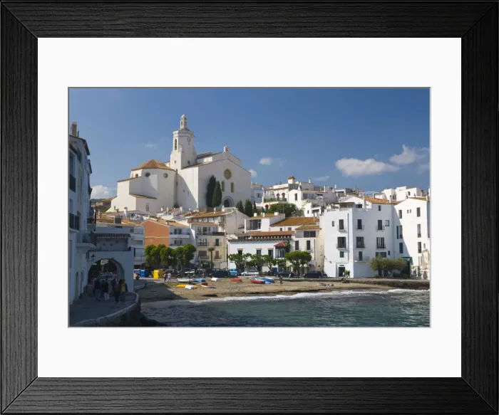 Framed Print : Spain, Catalunia (Catalunya), Cadaques, Esglesia de Santa Maria (Santa Maria Church) Framed Print : Spain, Catalunia (Catalunya), Cadaques, Esglesia de Santa Maria (Santa Maria Church)