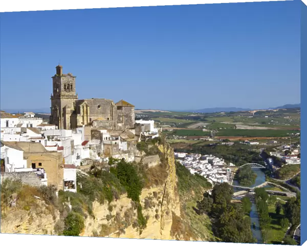 Church of San Pedro & the surounding countryside, Arcos De la Fontera, Cadiz Province