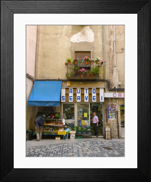 Framed Print : Spain, Catalunia (Catalunya), Girona