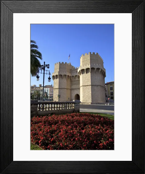 Framed Print : Torres De Serranos, Valencia, Spain Framed Print : Torres De Serranos, Valencia, Spain