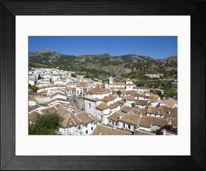 Framed Print : Grazalema, Grazalema, Cadiz Province, Andalusia, Spain Framed Print : Grazalema, Grazalema, Cadiz Province, Andalusia, Spain