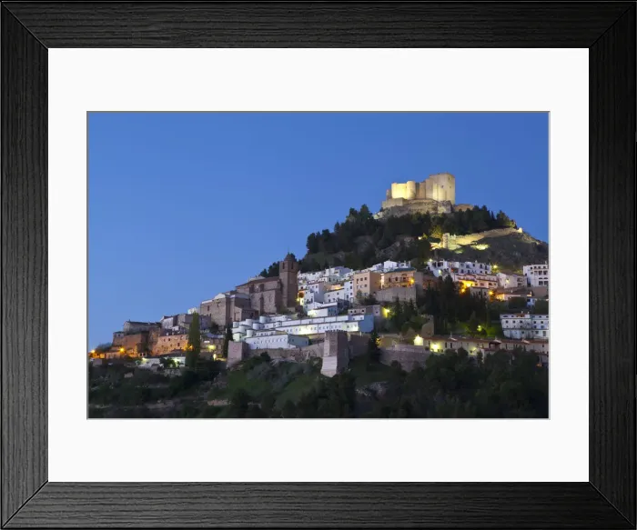 Framed Print : The Mudejar Castle overlooking the mountain village of Segura de la Sierra, Jaen Province Framed Print : The Mudejar Castle overlooking the mountain village of Segura de la Sierra, Jaen Province