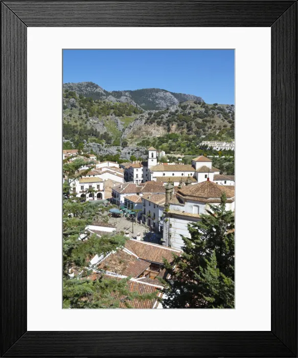 Framed Print : Grazalema, Grazalema, Cadiz Province, Andalusia, Spain Framed Print : Grazalema, Grazalema, Cadiz Province, Andalusia, Spain