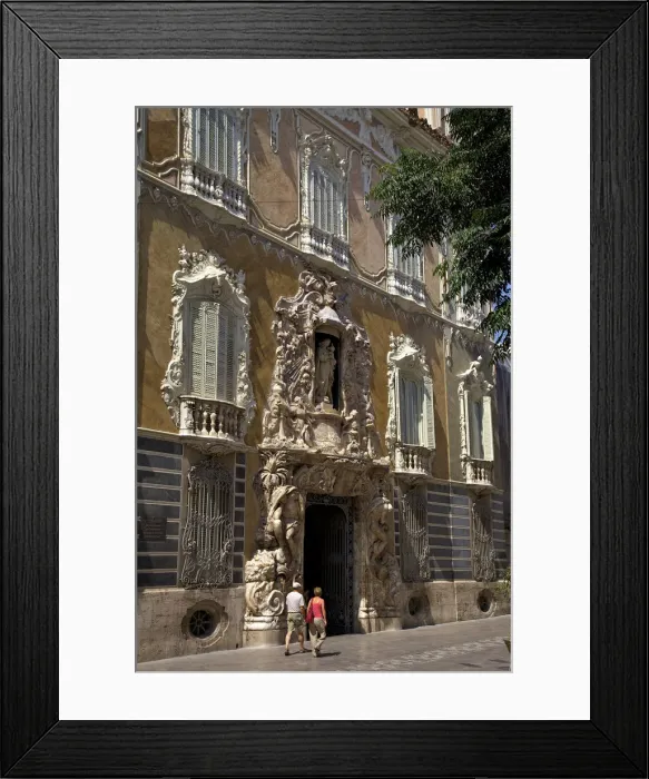 Framed Print : Museo Nacional de Ceramica Gonzalez Marti, Valencia, Spain