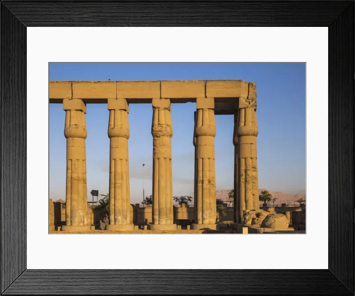 Framed Print : Egypt, Luxor, Luxor Temple Framed Print : Egypt, Luxor, Luxor Temple
