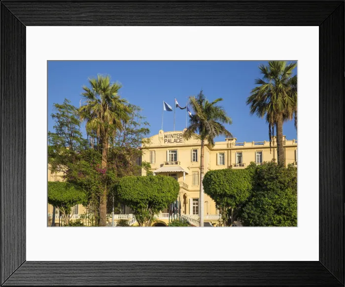 Framed Print : Egypt, Luxor, Garden at the The Winter Palace Hotel Framed Print : Egypt, Luxor, Garden at the The Winter Palace Hotel