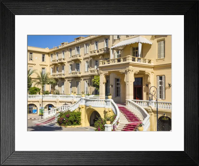 Framed Print : Egypt, Luxor, The Winter Palace Hotel