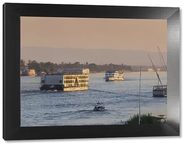 Egypt, Luxor, View of River Nile