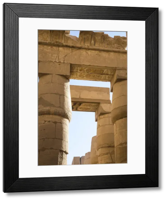 Framed Print : Egypt, Luxor, Karnak Temple, Hypostyle hall Framed Print : Egypt, Luxor, Karnak Temple, Hypostyle hall