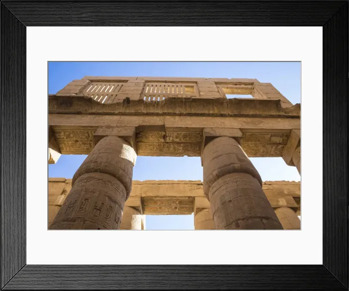 Framed Print : Egypt, Luxor, Karnak Temple, Hypostyle hall Framed Print : Egypt, Luxor, Karnak Temple, Hypostyle hall