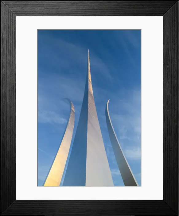 Framed Print : USA, Virginia, Arlington, National Air Force Memorial Framed Print : USA, Virginia, Arlington, National Air Force Memorial