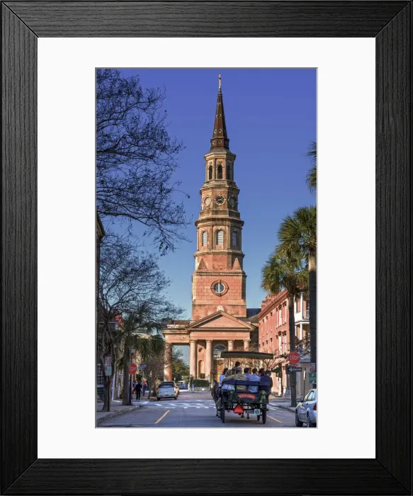 Framed Print : Charleston, South Carolina, Saint Philips Episcopal Church, National Historic Framed Print : Charleston, South Carolina, Saint Philips Episcopal Church, National Historic