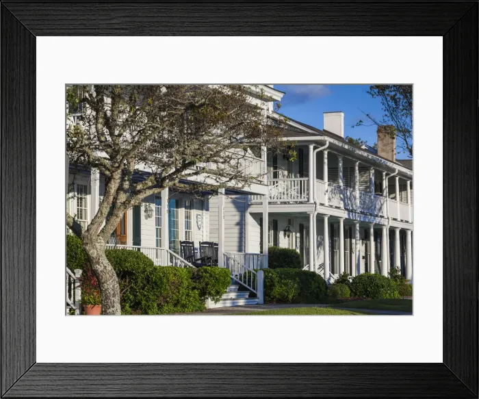 Framed Print : USA, North Carolina, Beaufort, historic district homes Framed Print : USA, North Carolina, Beaufort, historic district homes
