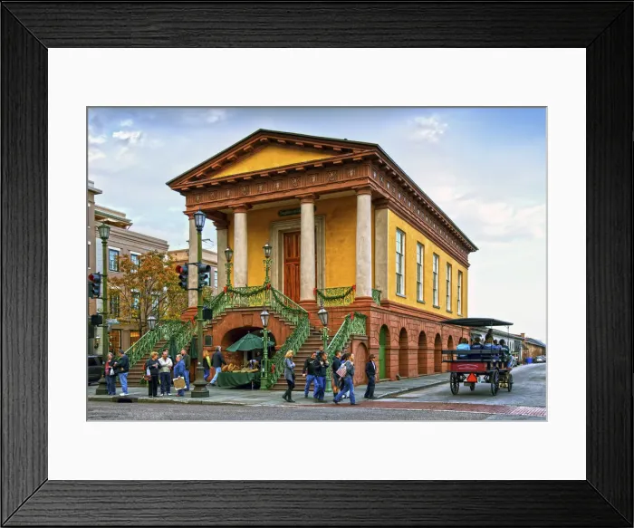 Framed Print : Charleston, South Carolina, Market Hall, Greek Revival Style, National Historical Framed Print : Charleston, South Carolina, Market Hall, Greek Revival Style, National Historical