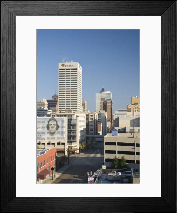 Framed Print : Downtown, Memphis, Tennessee, USA Framed Print : Downtown, Memphis, Tennessee, USA