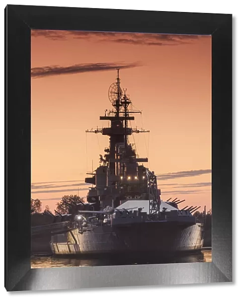 USA, North Carolina, Wilmington, Battleship USS North Carolina, BB-55