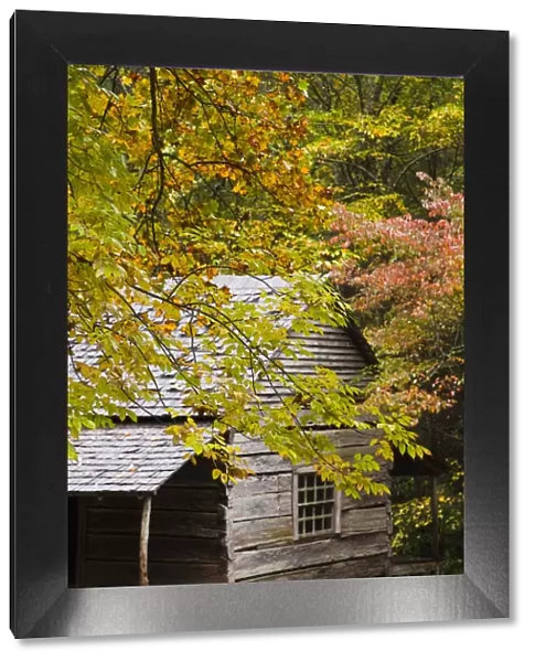 USA, Tennessee, Gatlinburg, Great Smoky Mountains National Park, historic Bud Ogle Farm