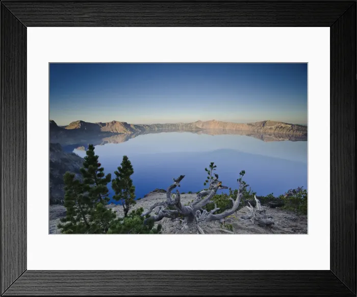 Framed Print : USA, Oregon, Crater Lake National Park, Crater Lake and Wizard Island Framed Print : USA, Oregon, Crater Lake National Park, Crater Lake and Wizard Island